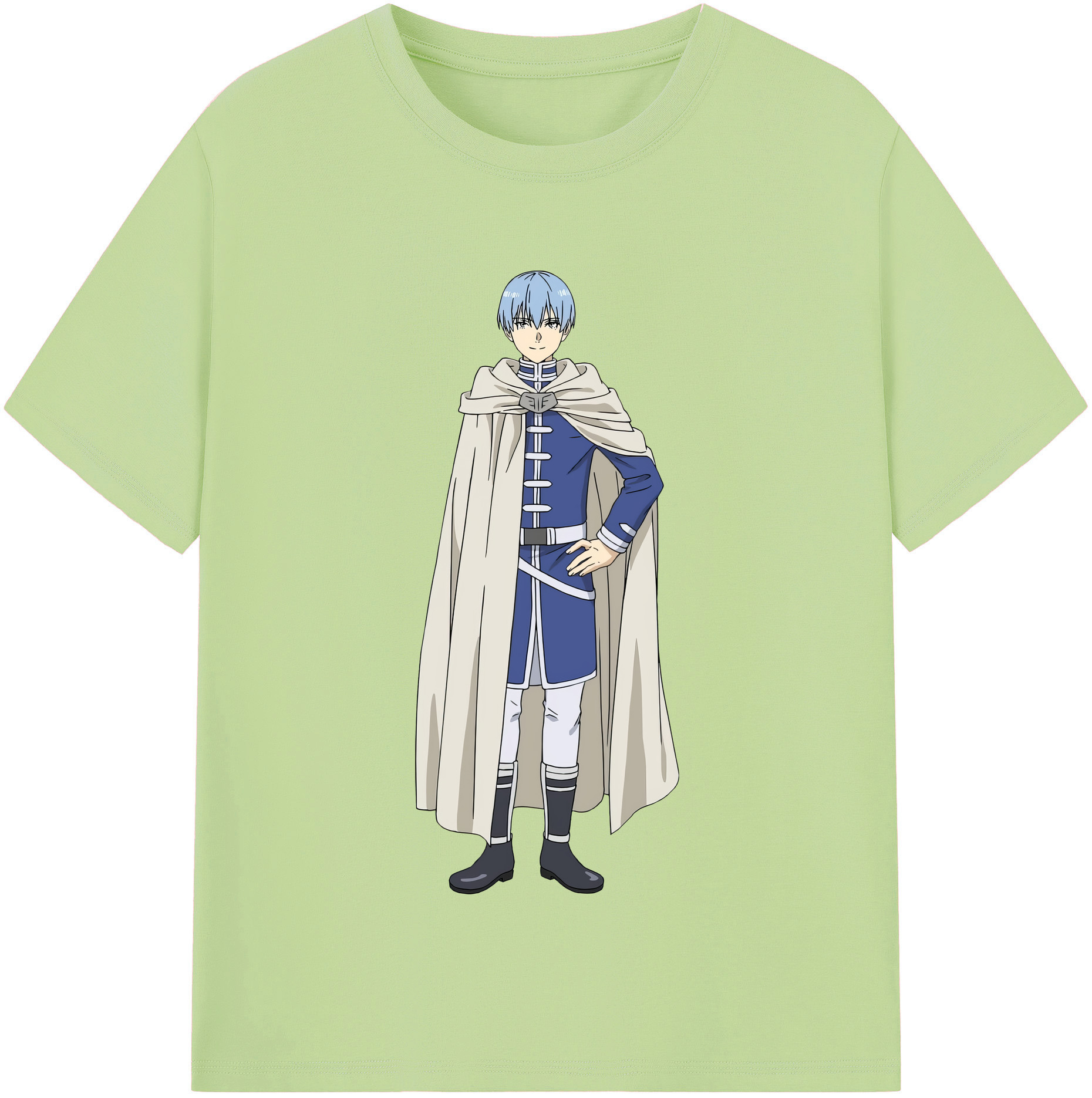 （画像用） 葬送のフリーレン Frieren 綿100％半袖Tシャツ（フロントプリント）